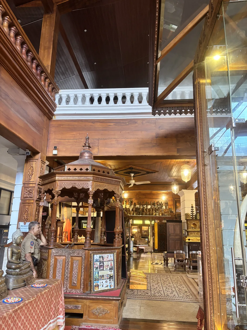 Antique collection inside Gangaramaya Temple, Colombo