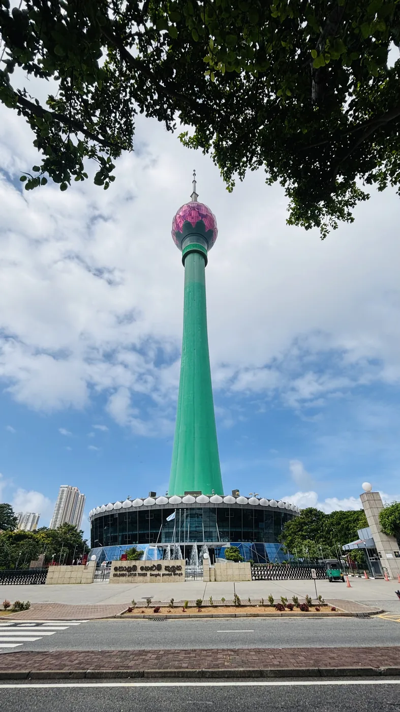 The Colombo Lotus Tower, the city's most recognisable modern landmark